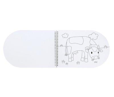 Libro para colorear con acuarelas Little Farm